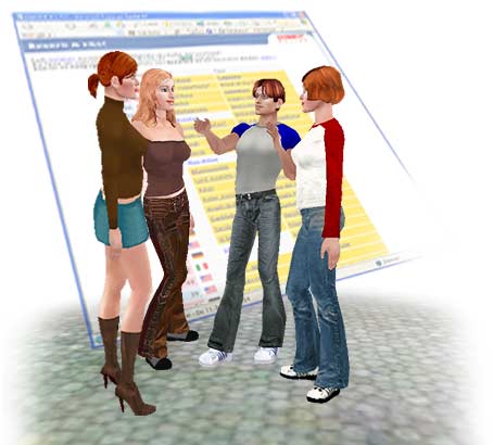 Virtual 3D Chat in Your Virtual moove World